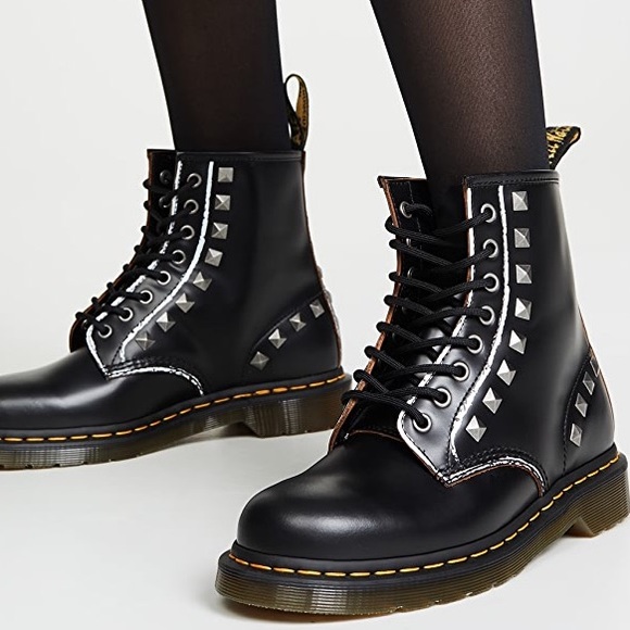 Dr. Martens Shoes - Dr. Martens 1460 Stud Lace-Up Boot